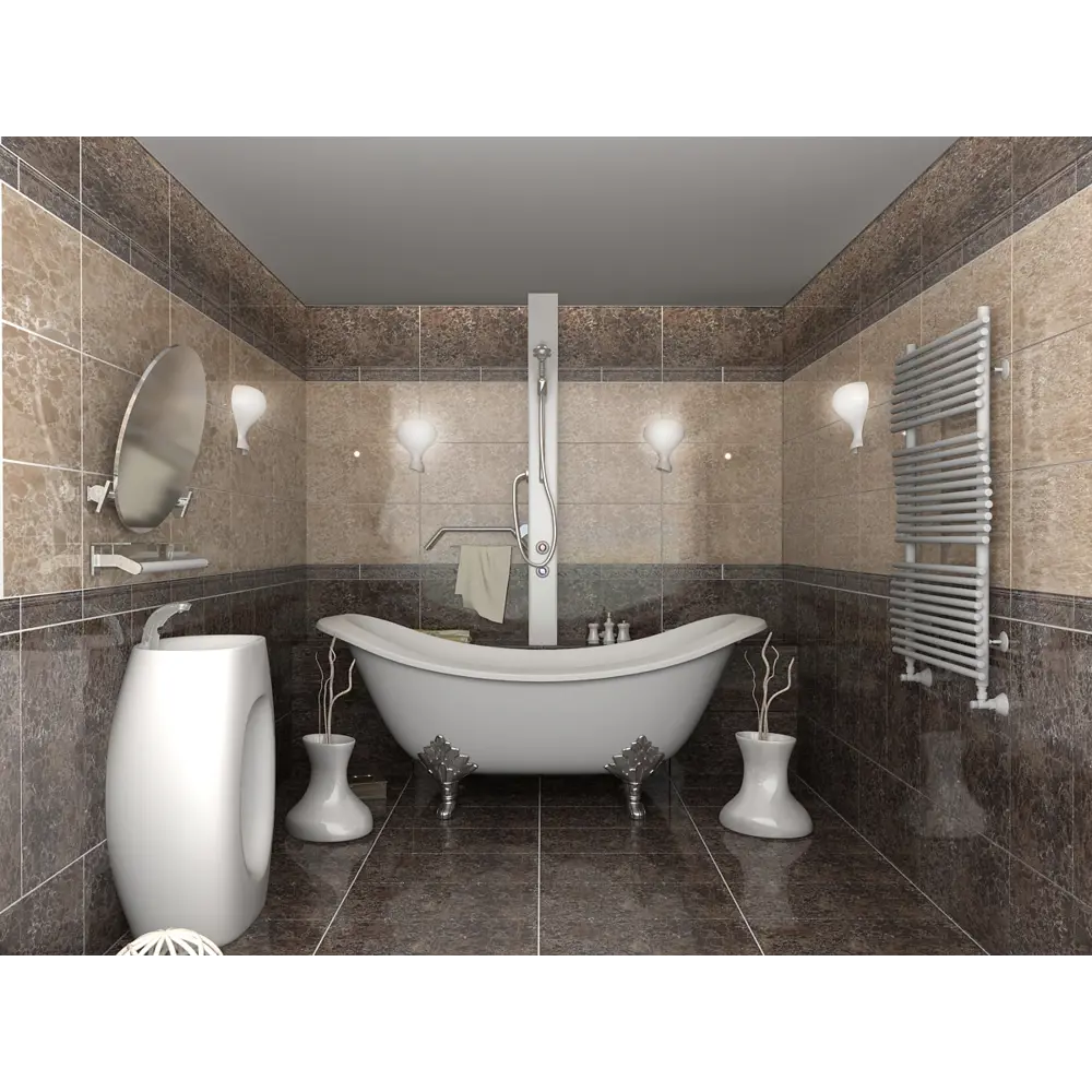 Бордюр Golden Tile «Lorenzo Modern» 30х9 см цвет темно-бежевый 16996316 STLM-2137438  - Вид №2