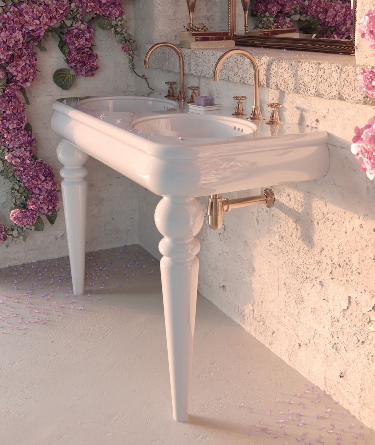 Керамическая раковина BLEU PROVENCE Romantica ARCH-00037127 - Вид №2