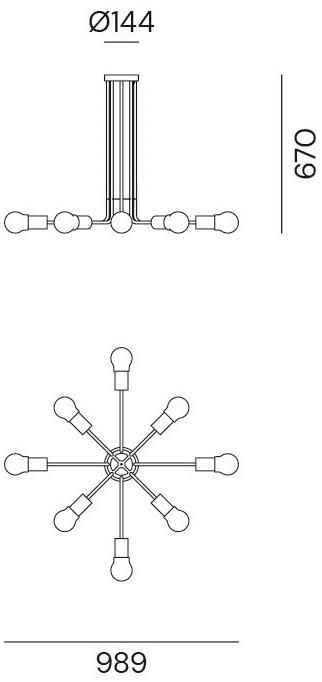 Il Fanale Потолочный светильник из латуни Astro 276.09.ont - Вид №3
