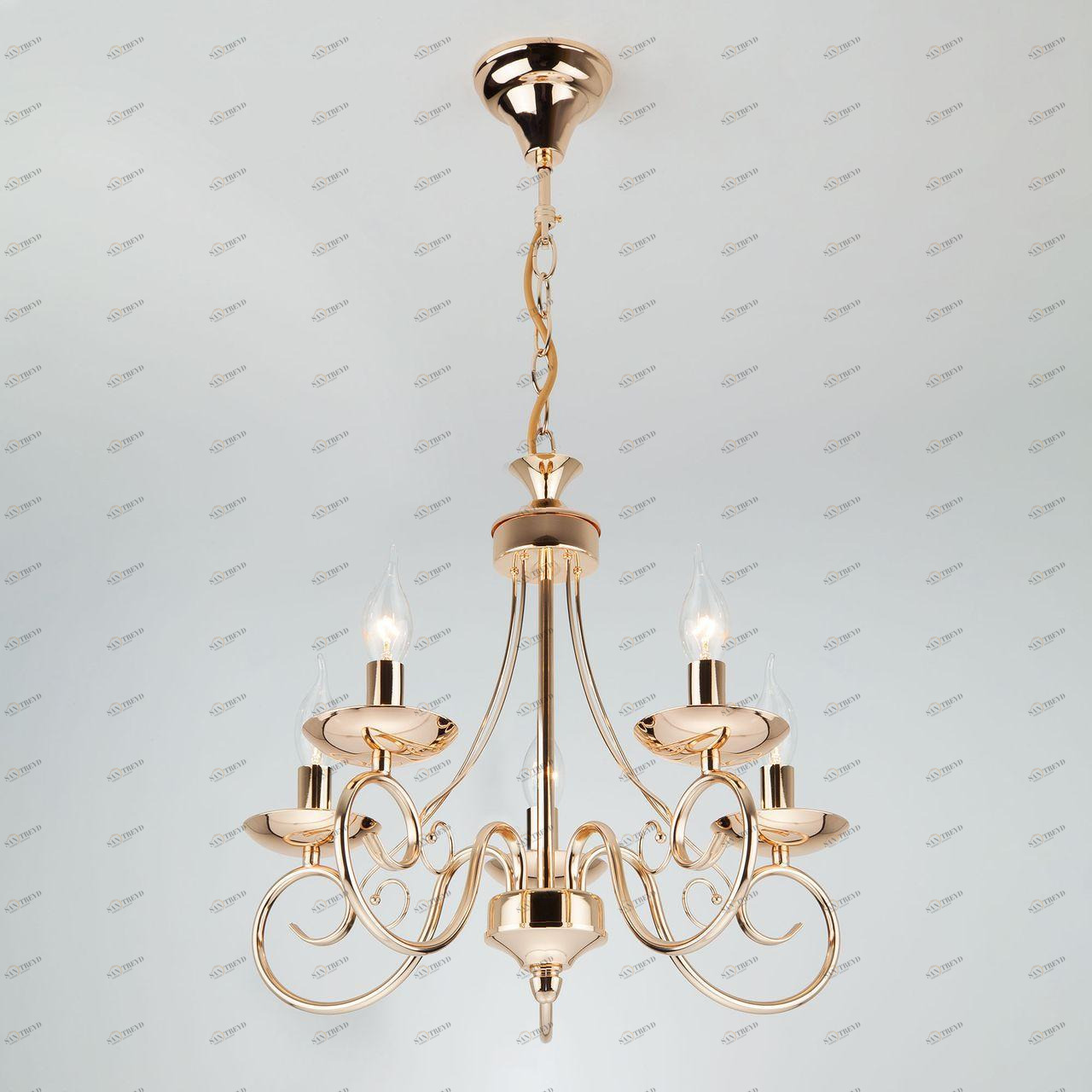Подвесная люстра Eurosvet Provence 22404/5 золото EUROSVET PROVENCE 187480 Золотой