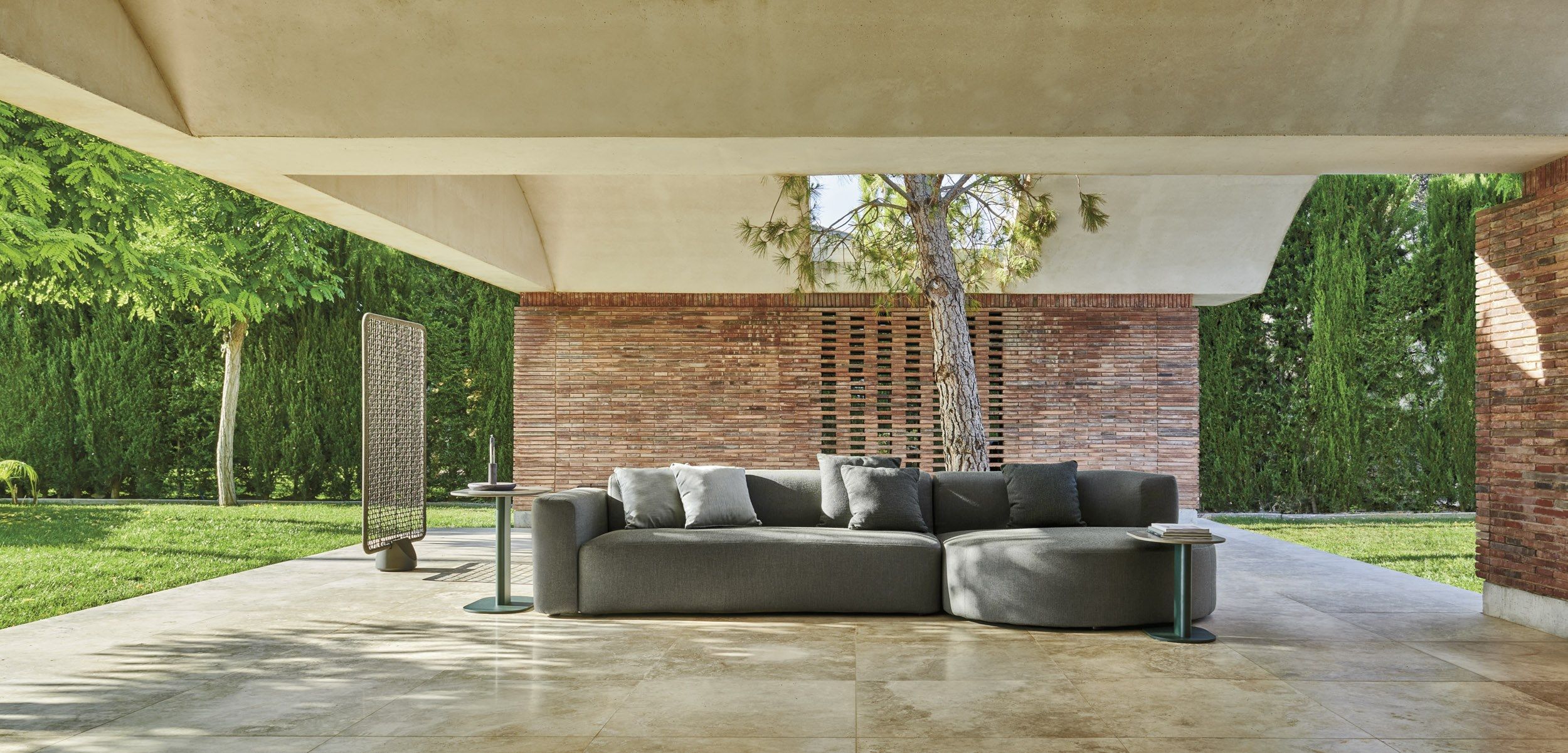 Тканевый модульный садовый диван Varaschin Belt ARCH-00025302 - Вид №14