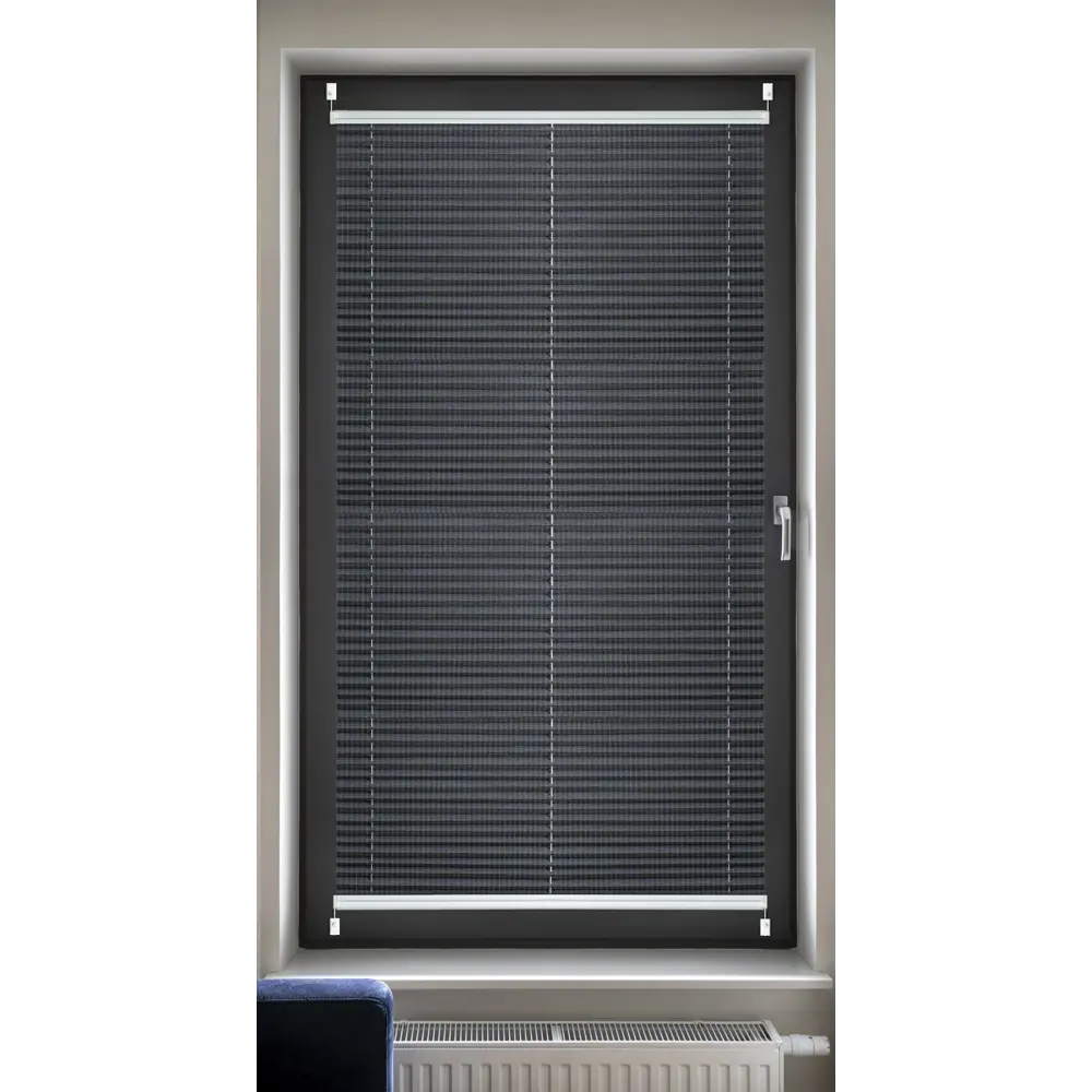 Штора плиссе 52x170 см жаккард графитовая 89411376 STLM-2131144 Santreyd  - Вид №3