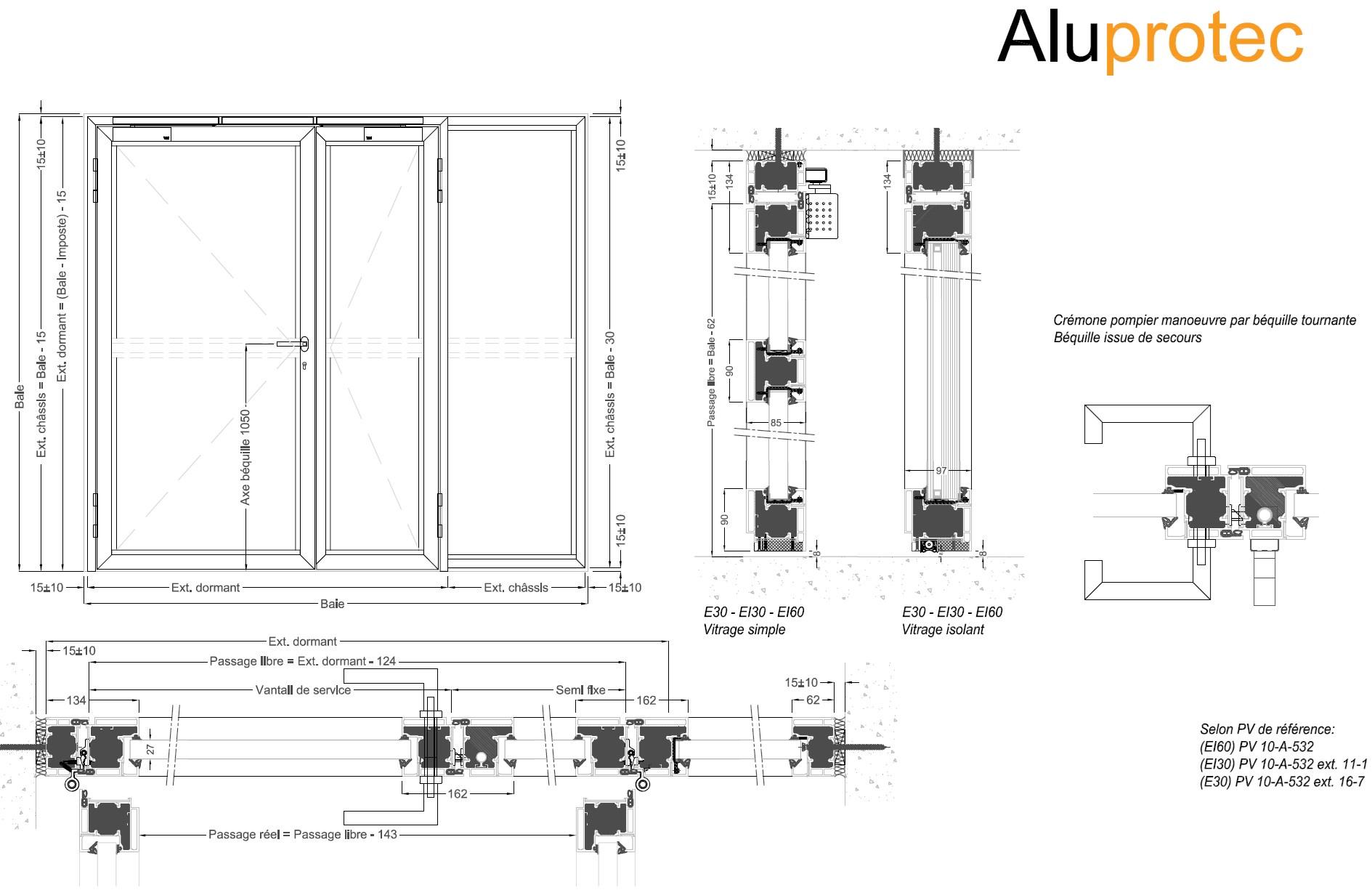 SVF Пожарный выход Aluprotec Aluprotec-bp2v-lm - Вид №8