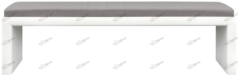 GANSK Садовая скамейка из стекловолокна Quadra G3204