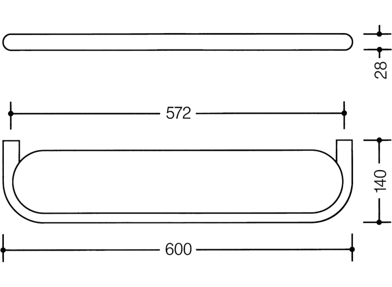 477.03B10005 регистрация HEWI Edition matt | Polyamid  - Вид №5