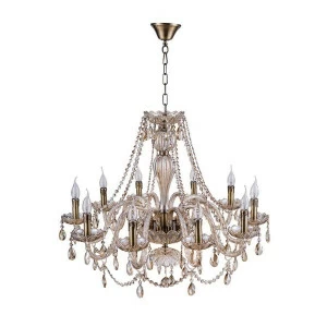 Люстра подвесная бронзовая Vitaluce V5087/10 VITALUCE ДИЗАЙНЕРСКИЕ, СВЕЧИ 00-3887665 Бронза