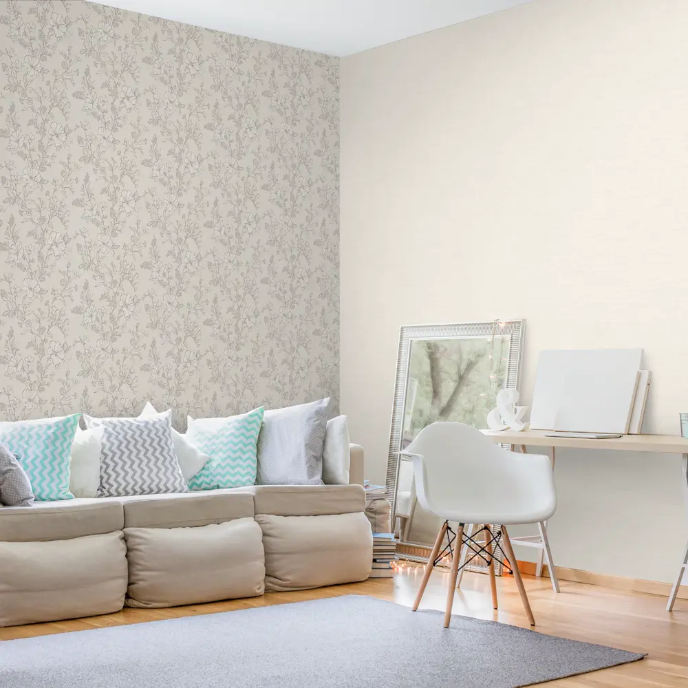 Обои флизелиновые Ateliero Provance бежевые 1.06 м 889102 STLM-2080556 - Вид №3