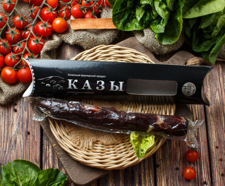 4708 Казы сыровяленый "Халяль", подарочный Вкусляндия  - Вид №3