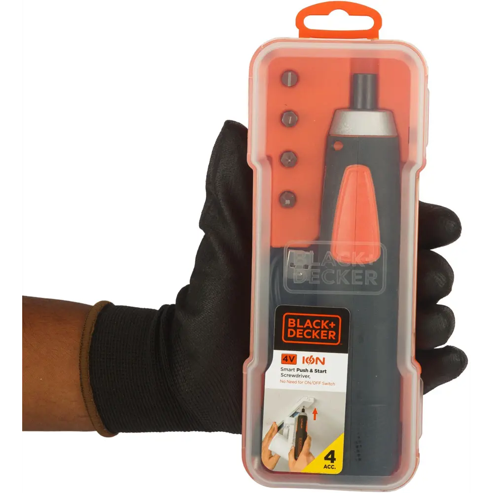 Отвертка аккумуляторная Black&Decker BD40K4, 3.6 В Li-ion 1.5 Ач BLACK + DECKER STLM-2012069 - Вид №16