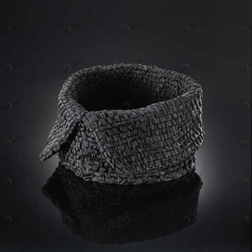 Корзинка плетеная из полимера и кожи hbyokoba Devon Devon YOKO Devon&Devon