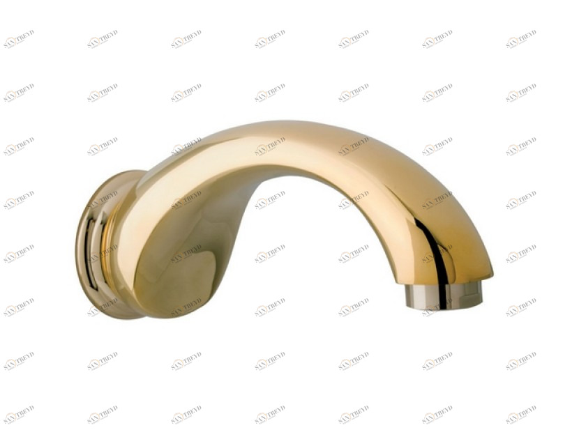 004394.000.00 Стенной излив Золото 24К Mestre 