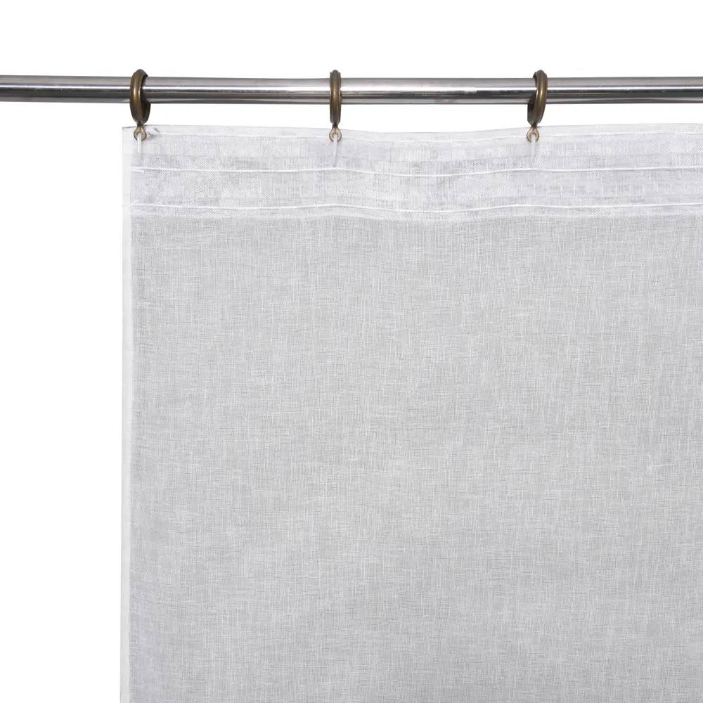 Тюль на ленте Inspire Biri 290x280 см цвет белый STLM-2141429 - Вид №4