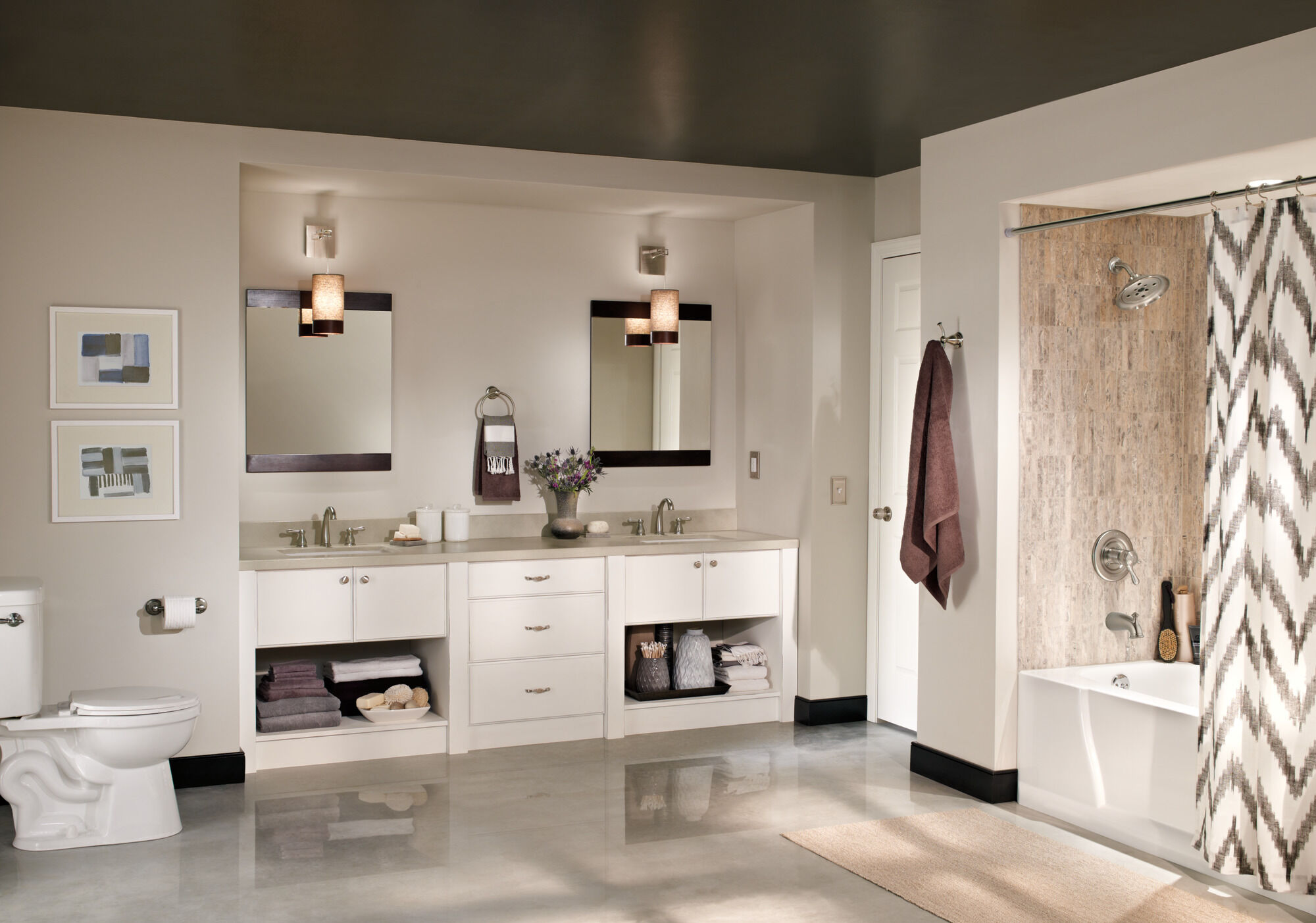 79760-SS Традиционный рычаг танка Delta Faucet Cassidy Нержавеющая сталь  - Вид №4