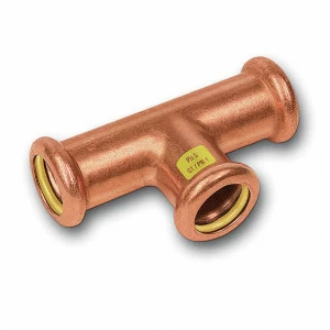 110130543554 SANHA 10130 пресс-фитинг газ, медь, тройник ВПр 54x35x54 мм