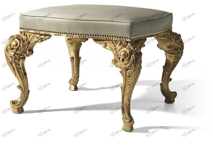 OAK Пуф из дерева с обивкой Galleria sun-id-1435082