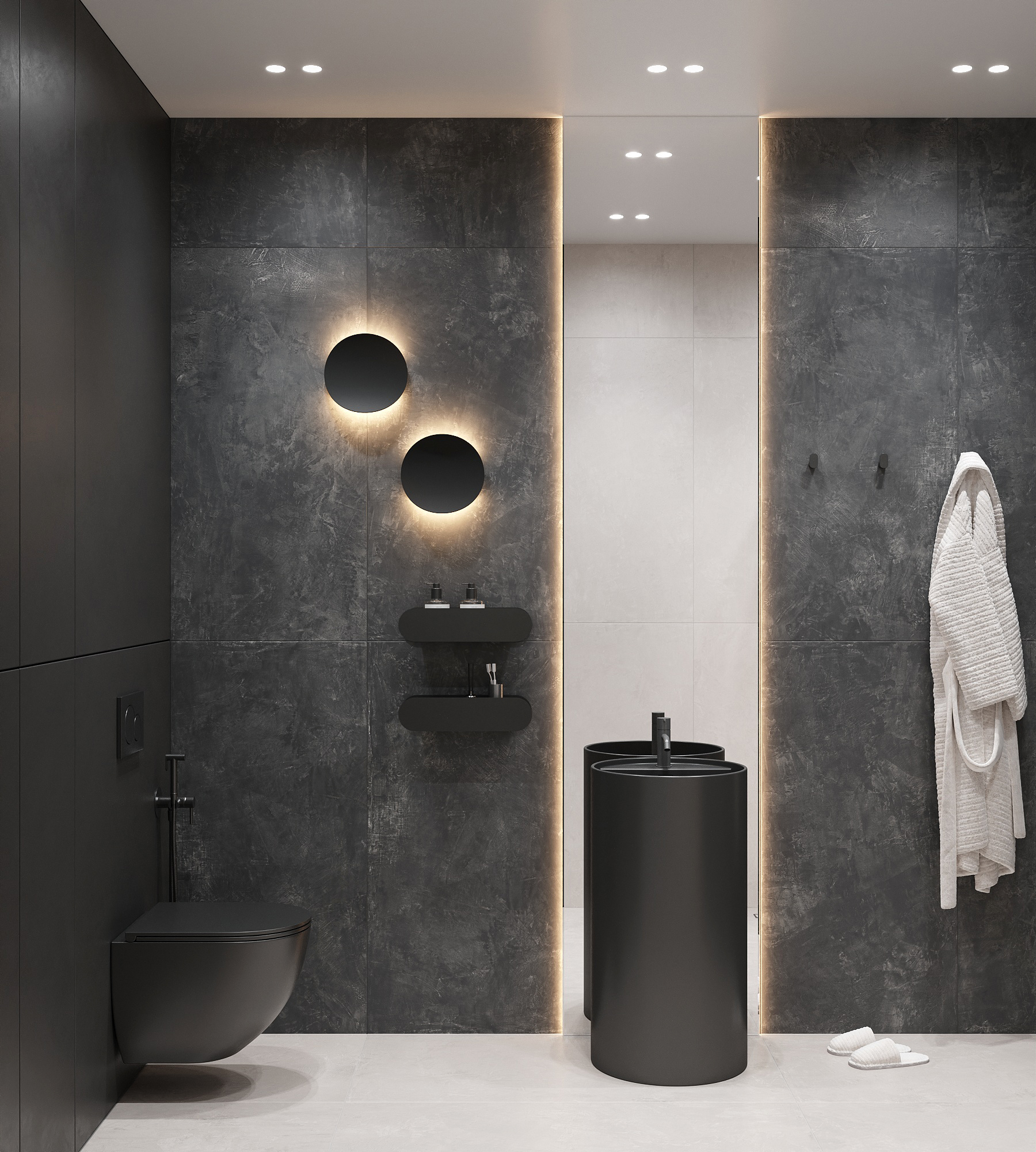 Керамогранит SYMPHONY NERO 60х120 Arcadia Ceramica RT7008-A