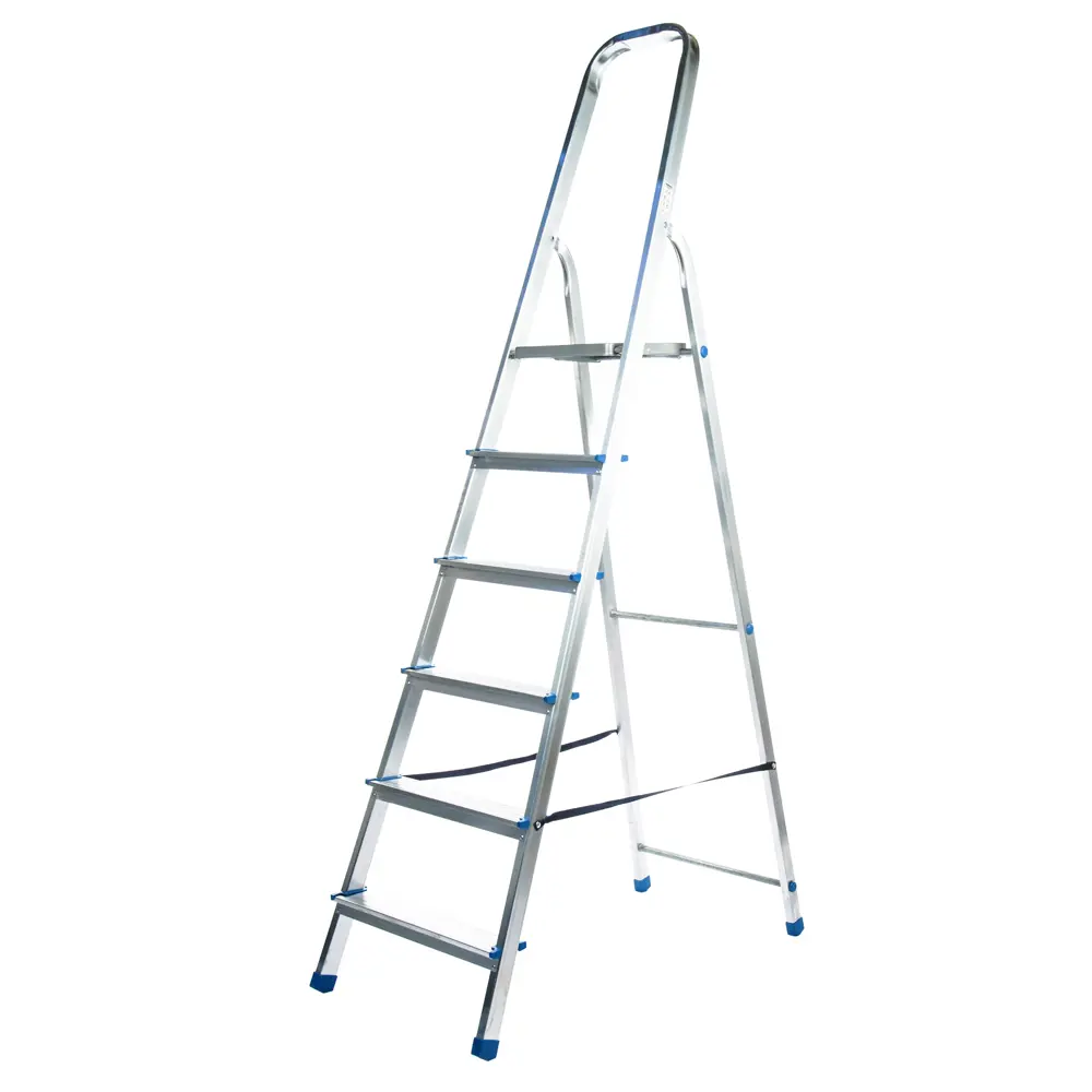 Стремянка LADDERBEL 6-ступенчатая алюминиевая для высотных работ 12421961 STLM-0002168