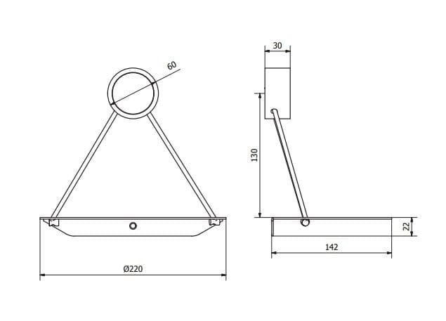 Полка для ванной EVER Life Design кольцо ARCH-00075263 - Вид №4