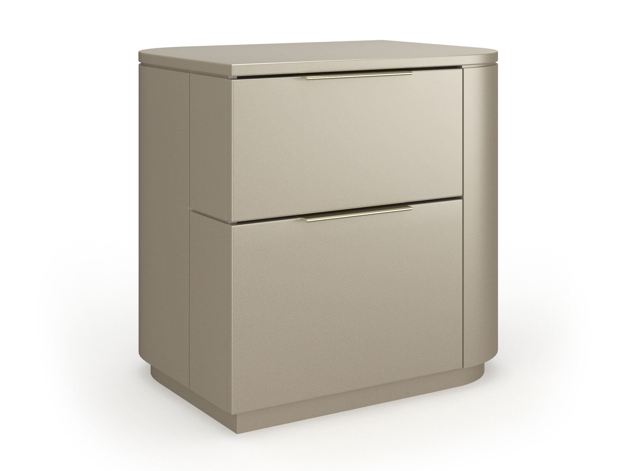 Деревянная прямоугольная тумбочка с ящиками Caracole Oblique ARCH-00059464 - Вид №1