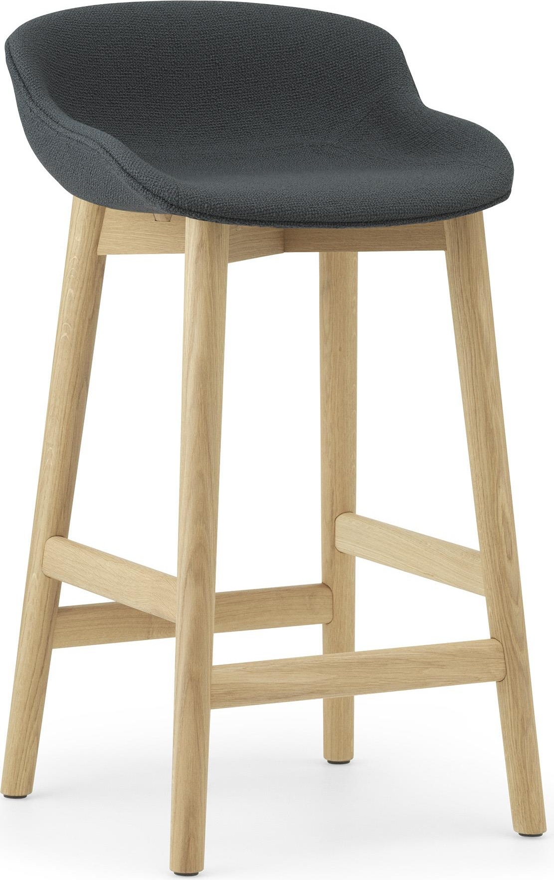 604439 Барный стул , 65 см, полная обивка, дуб / Yoredale Normann Copenhagen Hyg 