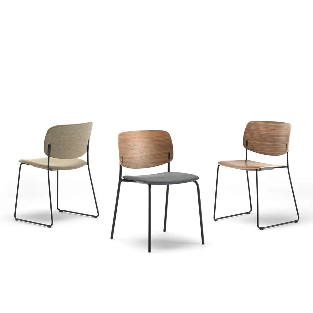 Штабелируемый стул из дуба INCLASS Эрин Вуд ARCH-00001161 - Вид №1