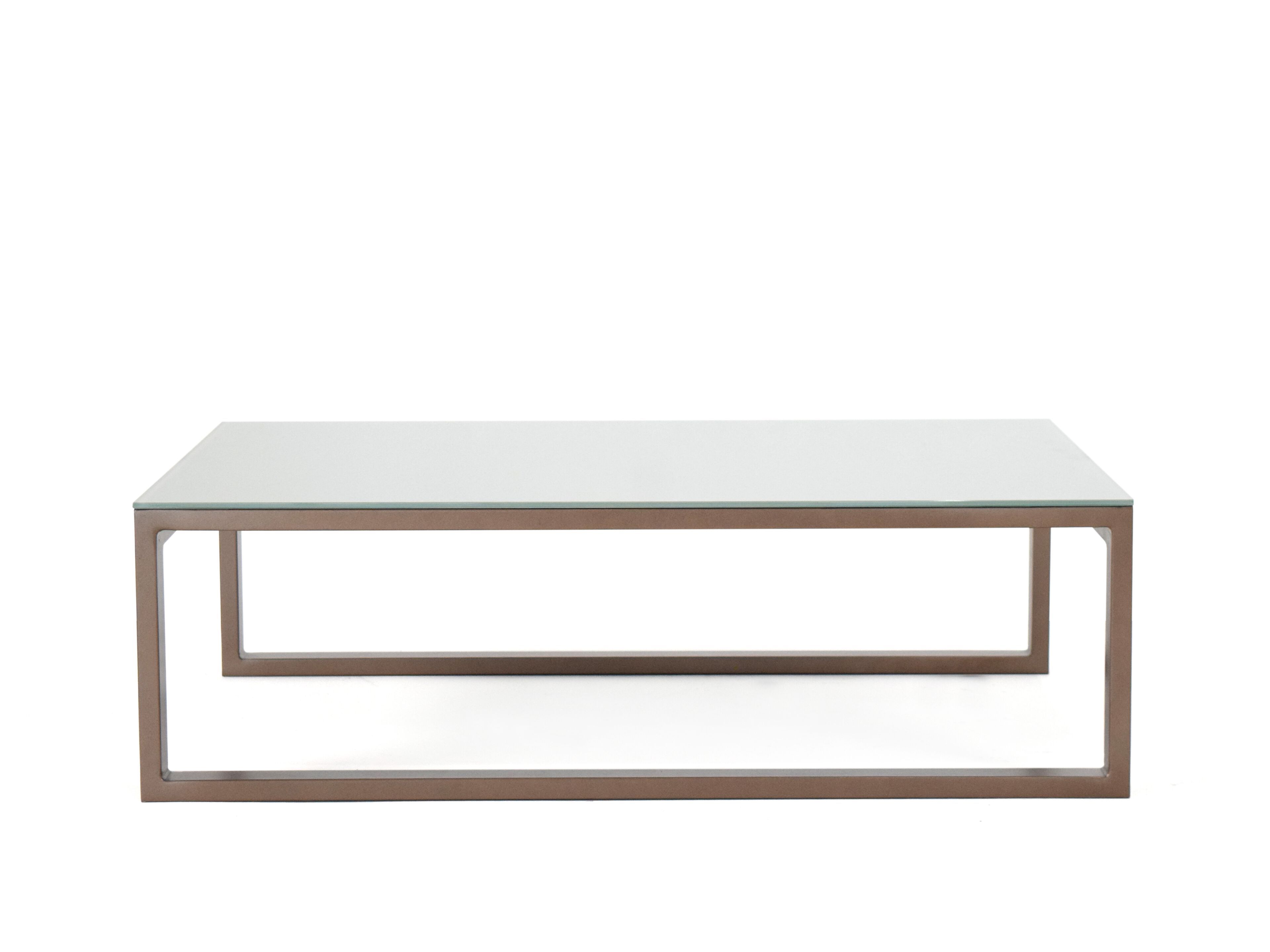 Алюминиевый прямоугольный журнальный столик ABLE Богота ARCH-00093827 - Вид №1