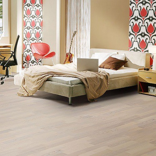 Паркетная доска Синтерос Sinteros нордик Ясень Натур (Гладкая) 2283х194 мм 3200200001 - Вид №1