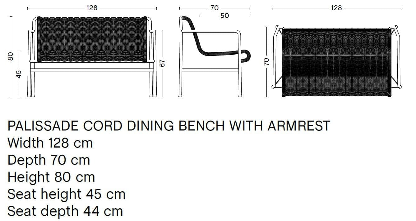 Садовая скамейка со спинкой In Stock Hay ARCH-00074602 - Вид №6