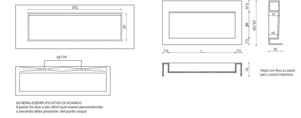 Прямоугольная раковина Corian® с столешницей Acquapazza Corian ® elements ARCH-00138382 - Вид №3