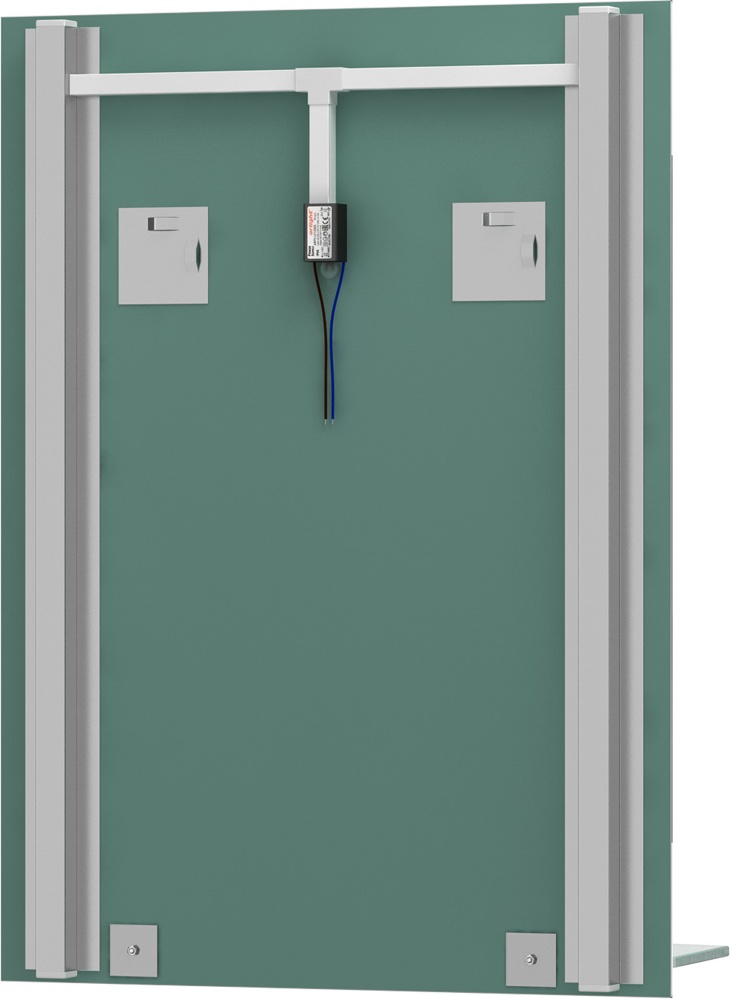 BY 2165 Зеркало с полочкой 90 cm с 2-мя встроенными LED-светильниками 11 W EVOFORM Ledline-S - Вид №2