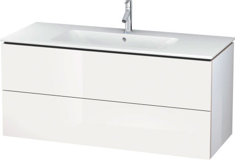 LC624305252 Тумбочка подвесная L-Cube #LC6243 1220 x 481 мм Европейский дуб, декор Duravit - Вид №2