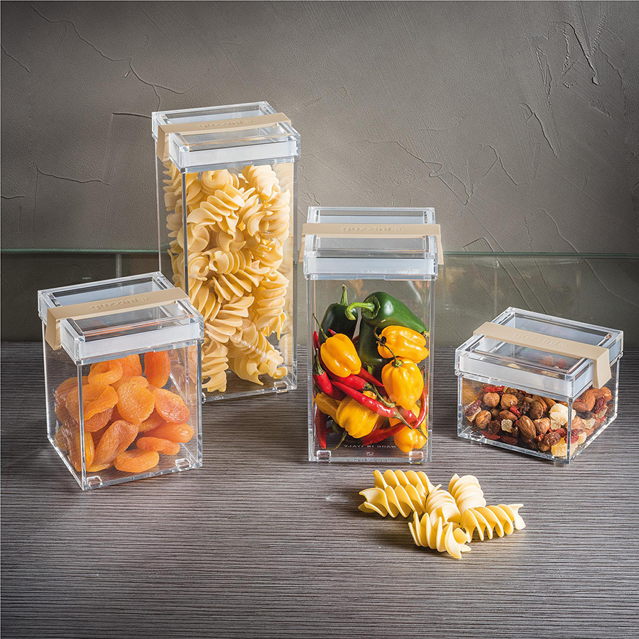 Контейнер с крышкой Click&Fresh XL бежевый Guzzini 169203190 - Вид №3