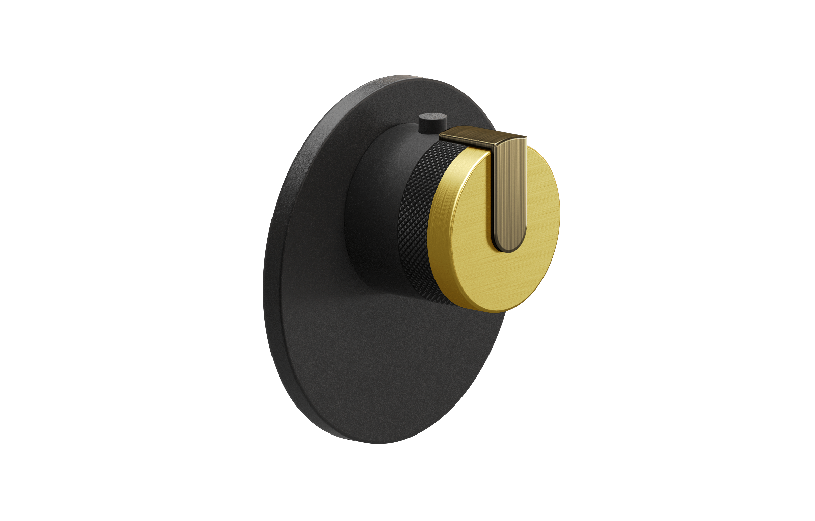 E-8027-R1BBE-L1VBB-BK-T Термостатический переключатель 3/4-Внешняя часть GRAFF MOD+