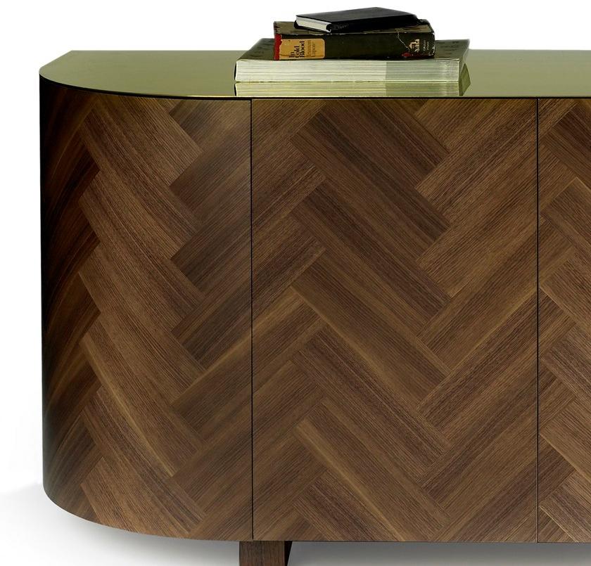 Deadgood Комод из фанерованной древесины с распашными дверцами Parq life Pl1 - Вид №1