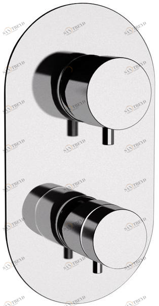 Remer Rubinetterie Смеситель для душа из хромированной латуни с переключателем Minimal thermo Nt 95