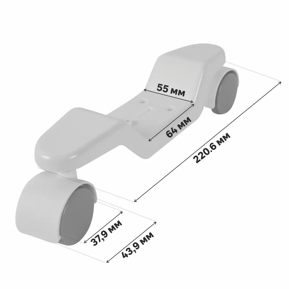EQUATION FT-1 - мобильные ножки с колесами для конвекторов серии LM/EQBM 81991005 STLM-0016819 - Вид №4