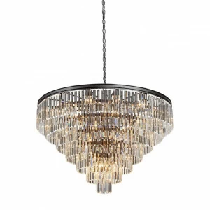 Люстра подвесная черная Vitaluce V5225-1/14+35+1 VITALUCE ДИЗАЙНЕРСКИЕ 00-3888446 Прозрачный;черный