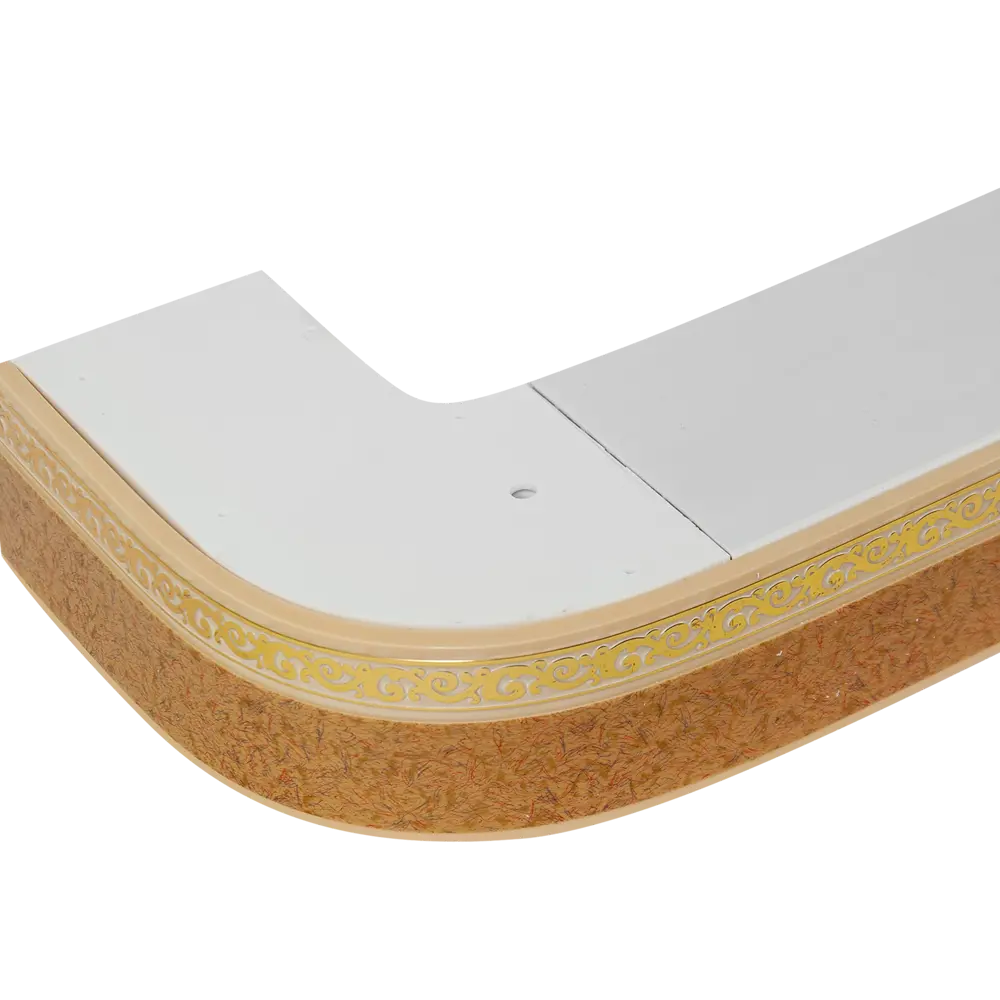 Двухрядный потолочный карниз DOMLEGRAND для комбинированных штор 160 см 15338311 STLM-0831806 - Вид №3