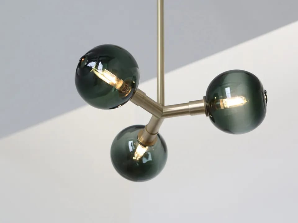 Подвесной светильник из латуни и выдувного стекла SkLO Stem ARCH-00145447 - Вид №2