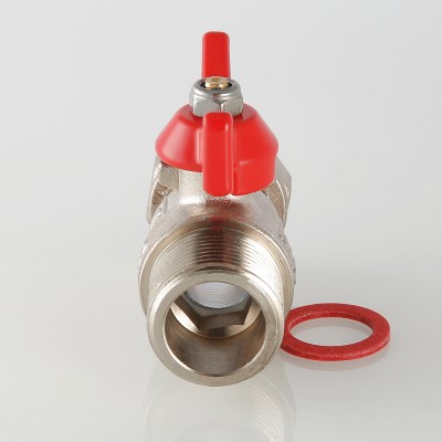 VT.260.N.0606 Кран шаровой с накидной гайкой и наружной резьбой Valtec 1"  - Вид №6