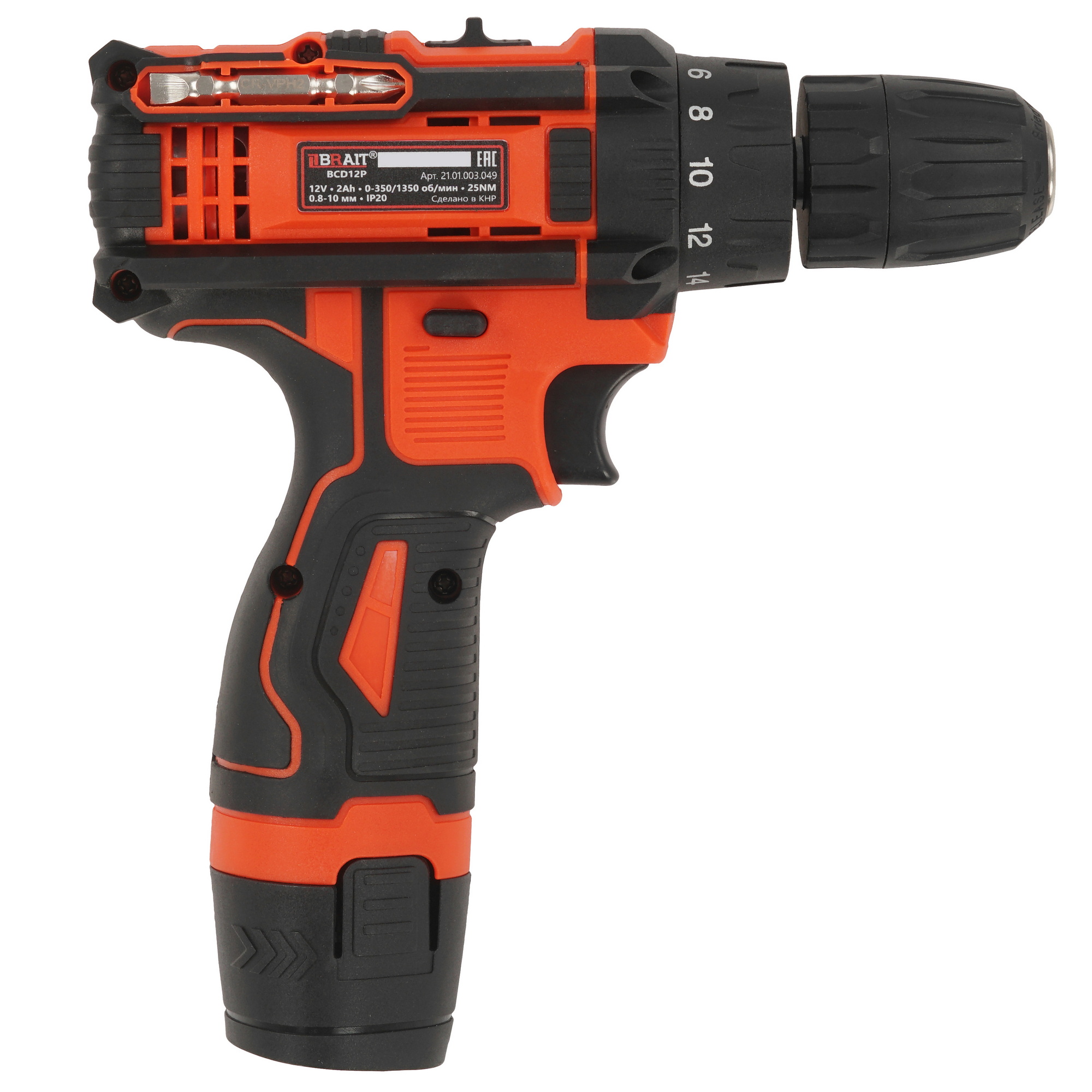 Дрель-шуруповерт BRAIT BCD12P 9230258 STDN-0129311 - Вид №1
