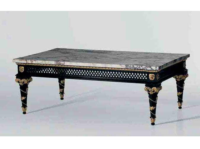 Прямоугольный журнальный столик с мраморной столешницей OAK Галерея ARCH-00126719 - Вид №1