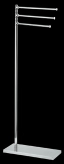 TE615 Стойка напольная с 3 полотенцедержателями, h 88 см. bagno&associati Complementi