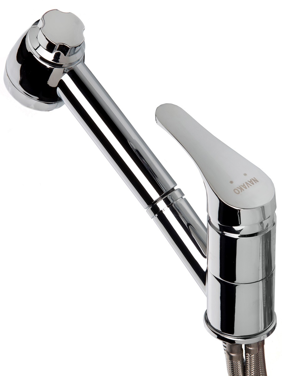 Смеситель для кухни Navako Drop S хром NAVAKO 14003 - Вид №1