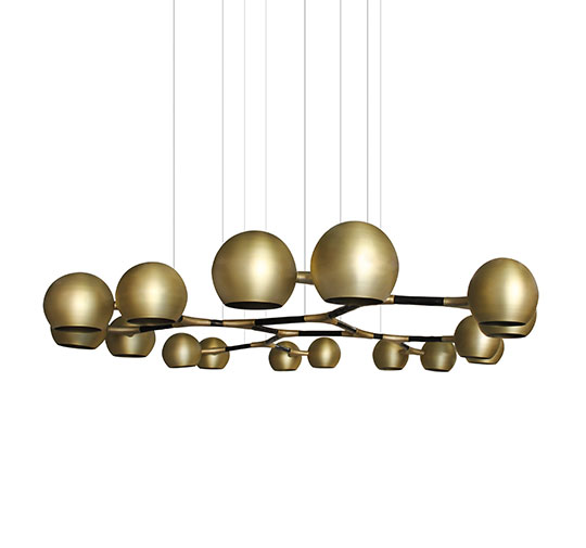 004293 Люстра Brass Brabbu Horus  - Вид №2