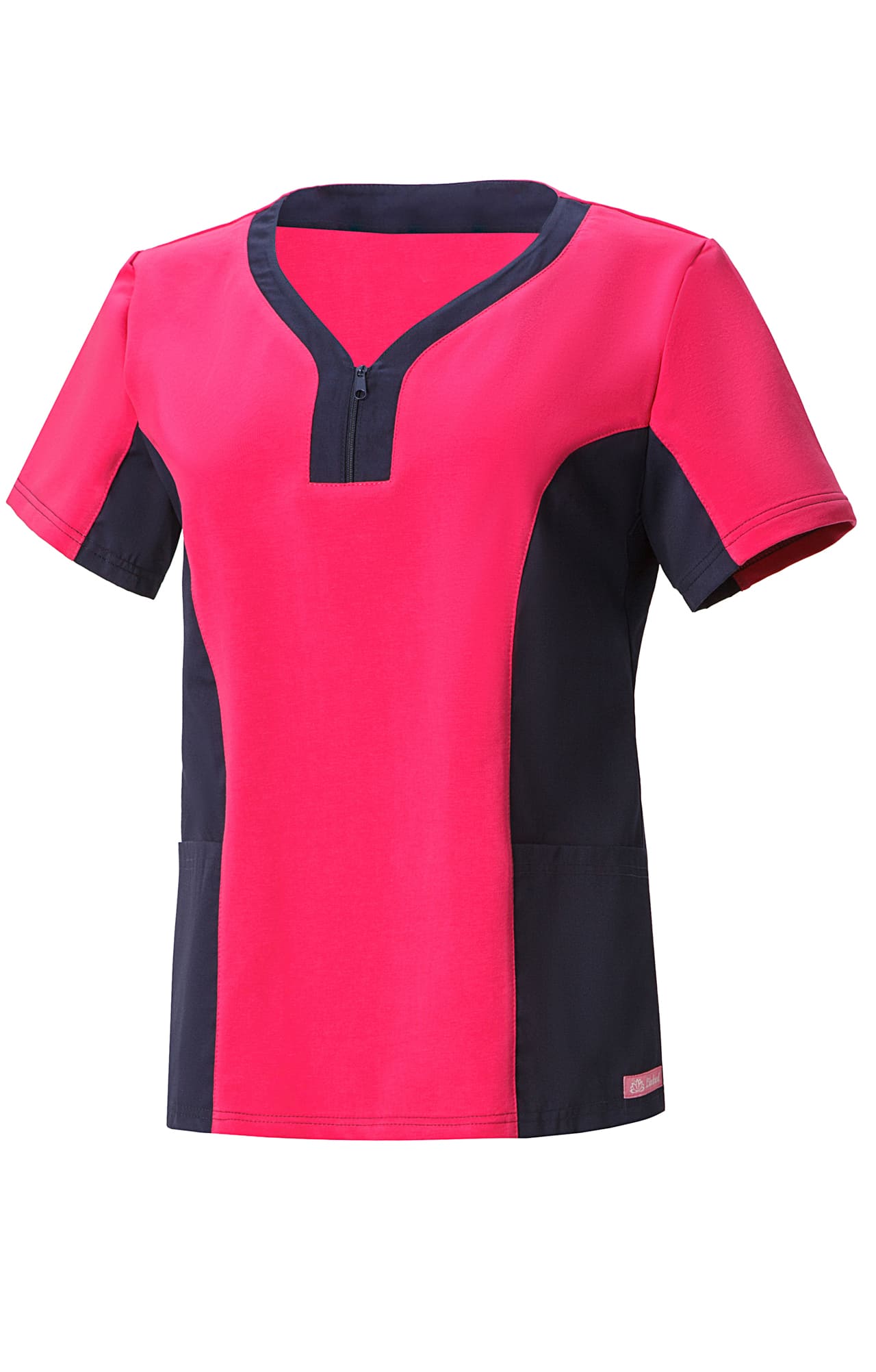 4958601 Костюм Шарм темно-синий с фуксией  Медицинская одежда размер 44 Спецодежда  - Вид №1