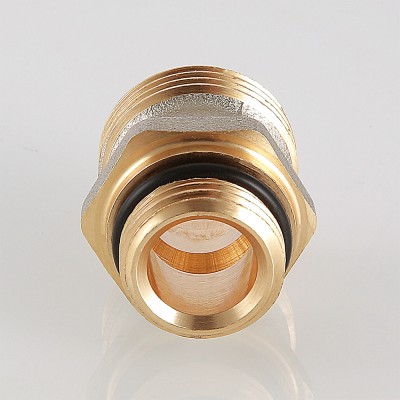 VTr.580.NEI.040E Ниппель для коллекторного блока, под расходомер Valtec 1/2 х 3/4", "евроконус"  - Вид №10