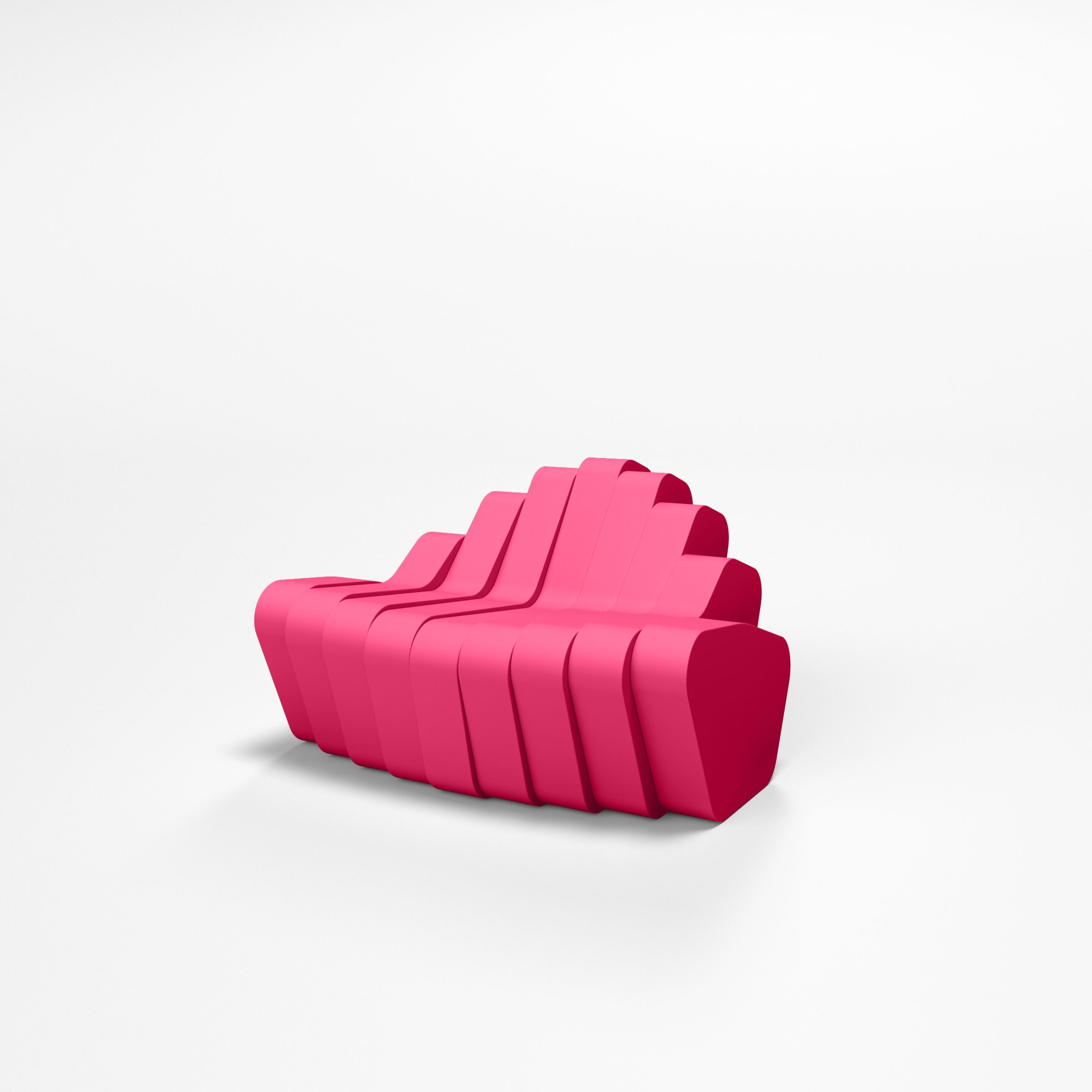 Пенопластовая скамья со спинкой SIXINCH Cliffy ARCH-00009974 - Вид №5