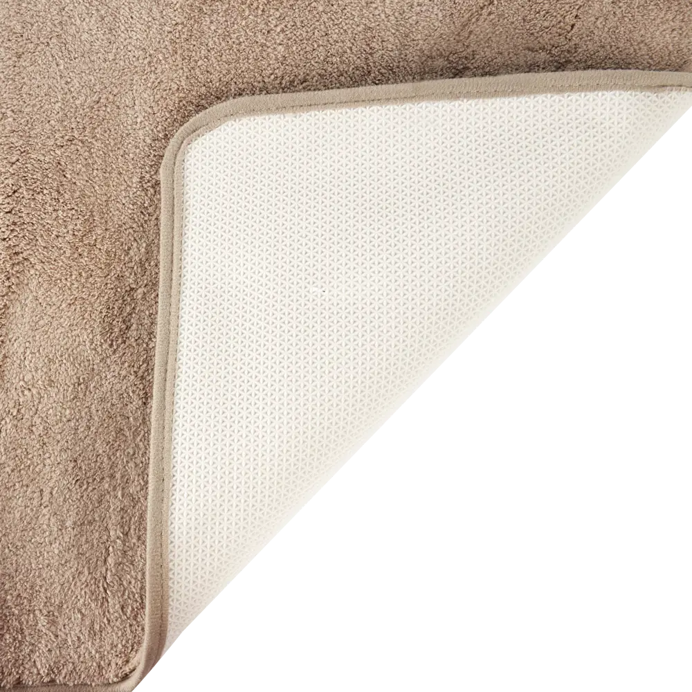 Набор ковриков для ванной комнаты Jersey 45x70/45x45 см цвет бежевый Santreyd PRM-1119 STLM-2173444 - Вид №2