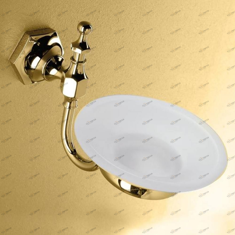 Etrusca Мыльница настенная Star Золото 465255SAT